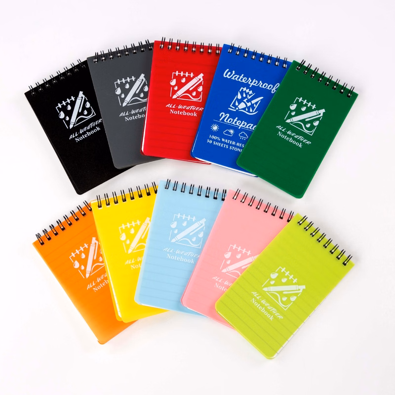 3" x 5" Waterproof Spiral Jotter Notebook