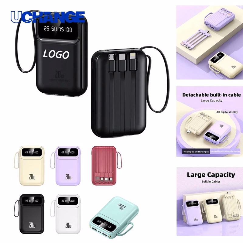 10000mAh High-Capacity Power Bank Portable Charger for Travel & Work