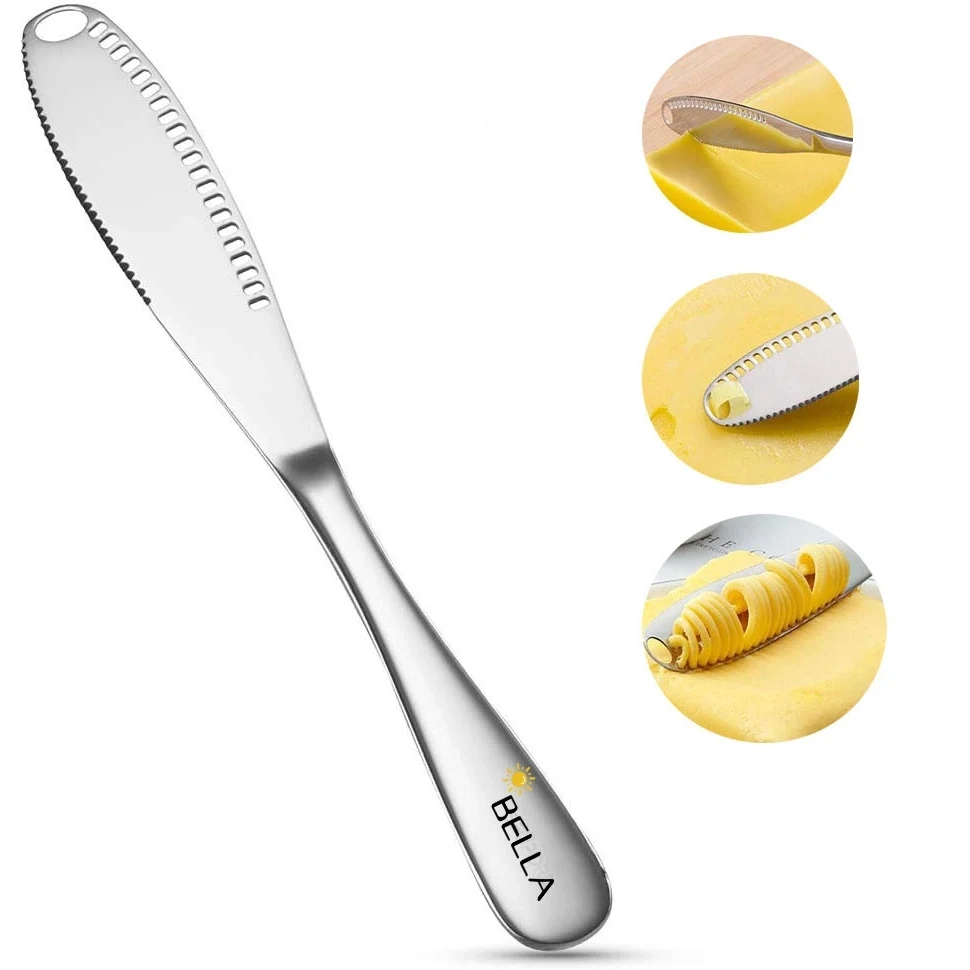 Stainless Steel Butter Knife - 3 in 1 Kitchen Gadgets 1