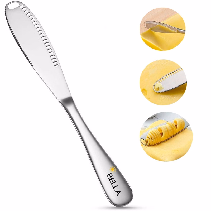 Stainless Steel Butter Knife - 3 in 1 Kitchen Gadgets