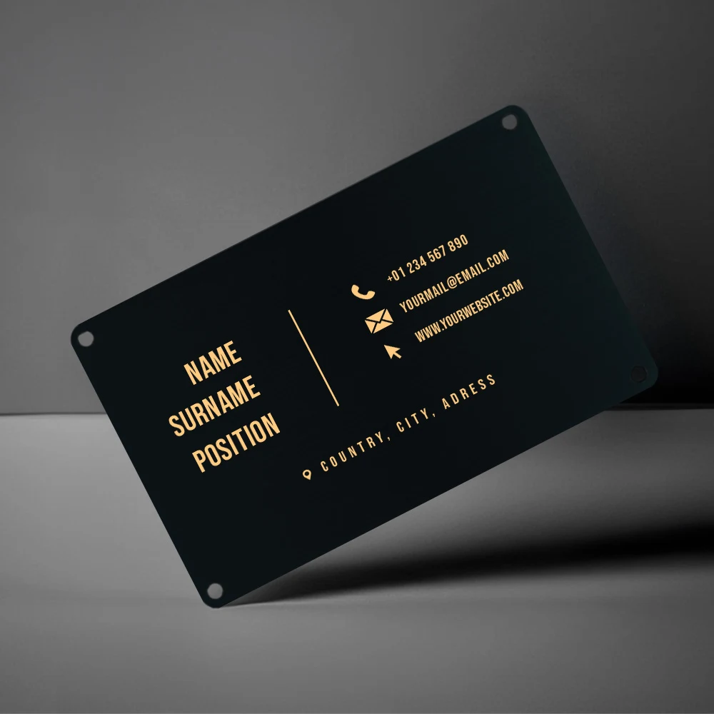 Aluminum Business Card 0.8mm 1