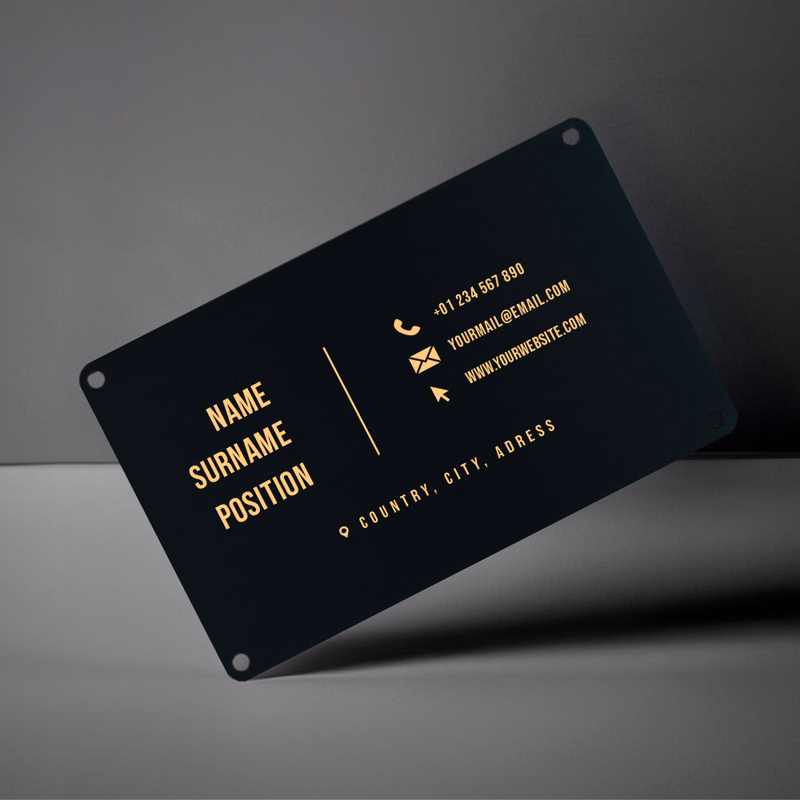 Aluminum Business Card 0.8mm