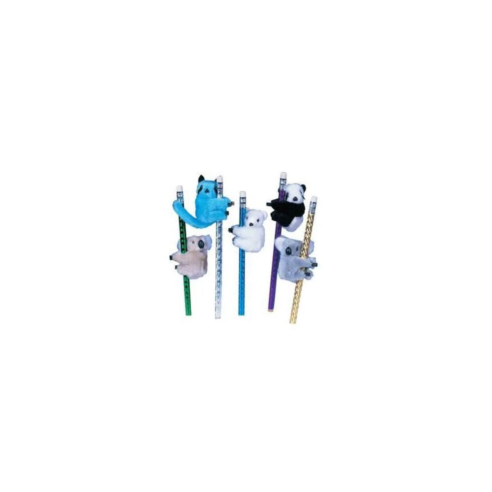 Clip-On Pencil Toppers - Assorted Animals 2" 1