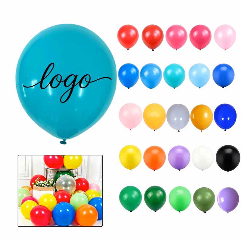 12" Latex Balloons MOQ 100