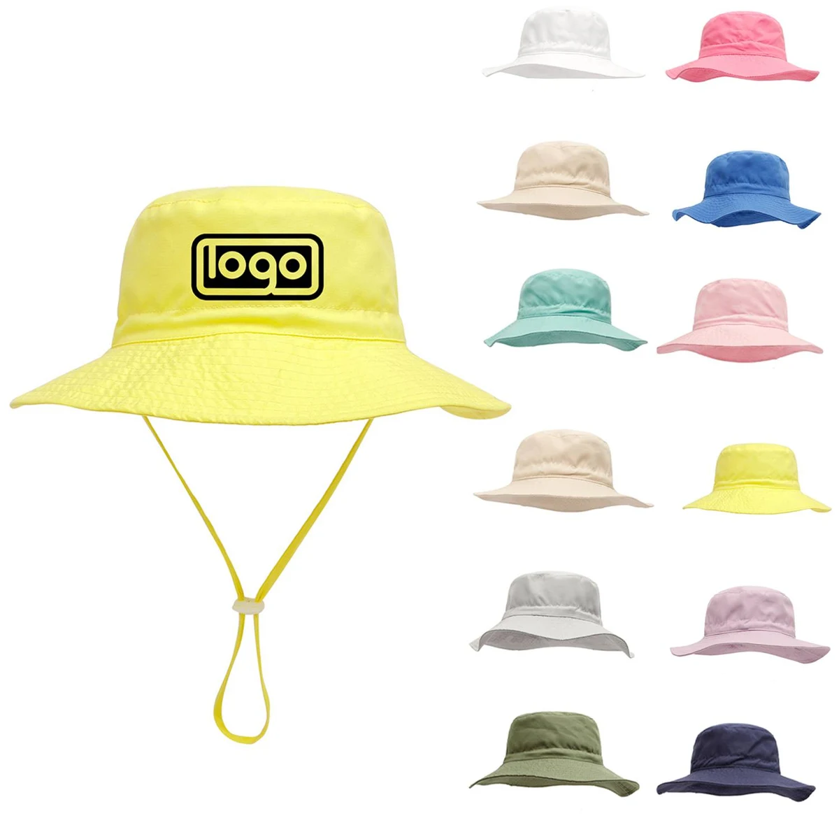 Toddler Adjustable Sun Protection Bucket Hat 1