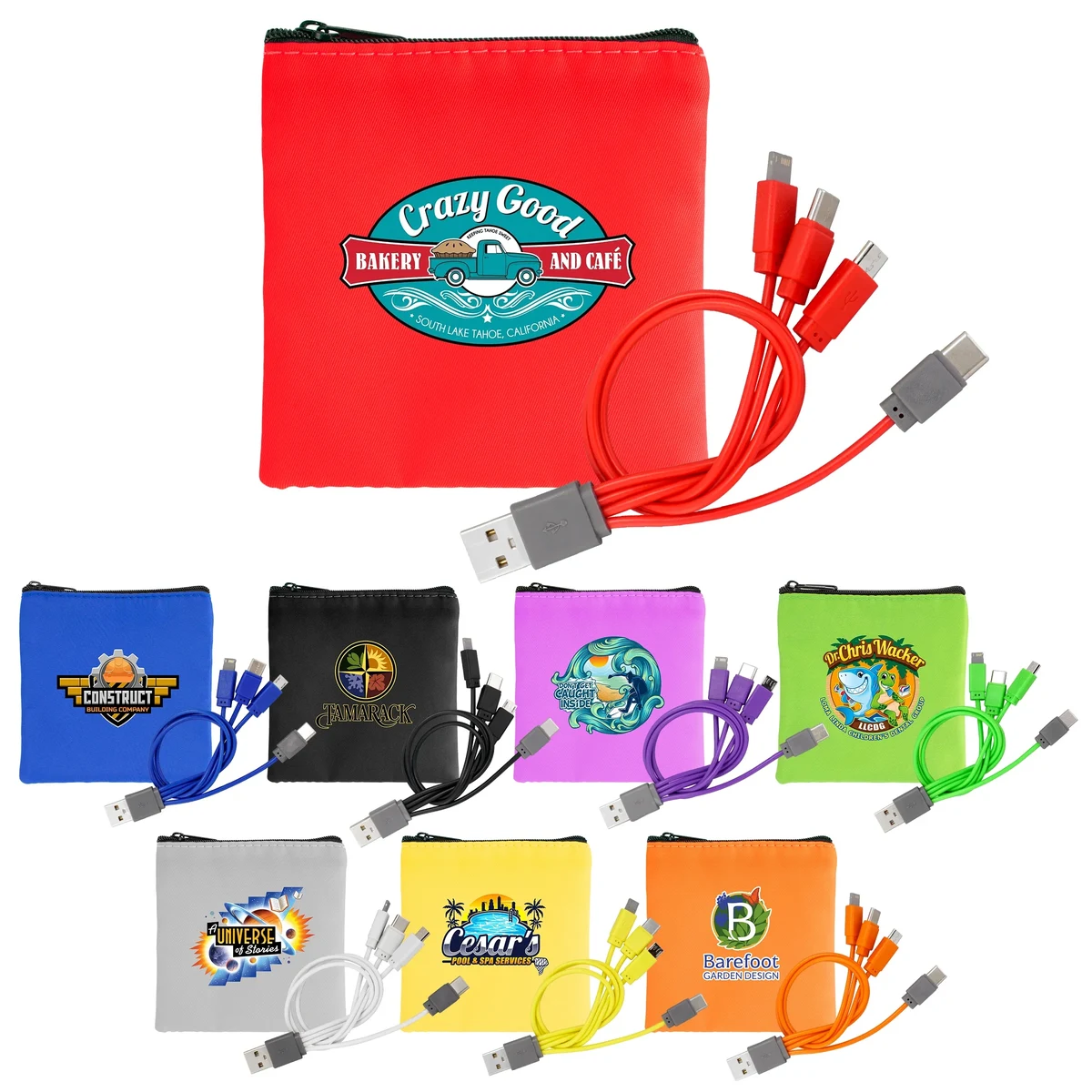 Colorful RPET Cable Pouch 1