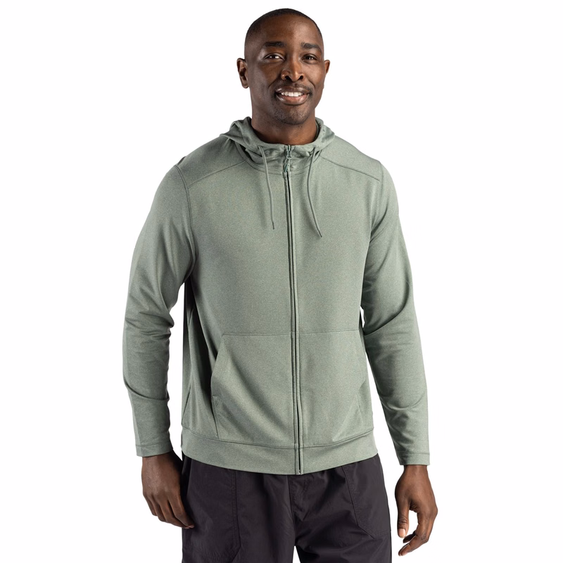 Clique Dash Recycled Mens Full Zip Hooded Sweatshirt