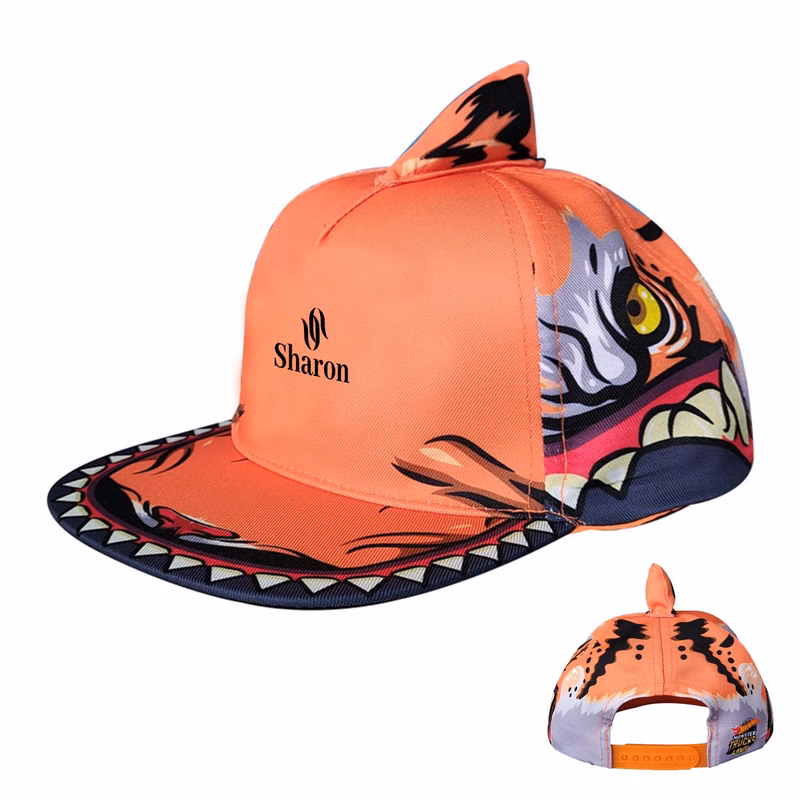Funny Animal Print Adjustable Snapback Hat