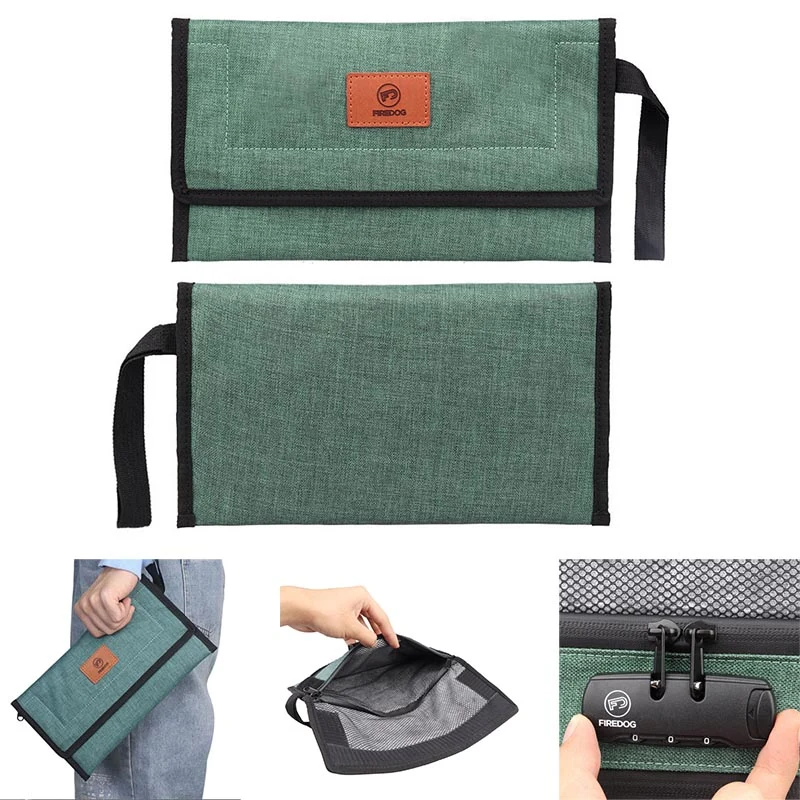 Carbon Smell Proof Bag with Combination Lock 1