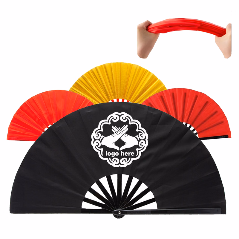 Personalized Double Sided Oversized Collapsible Festival Fan
