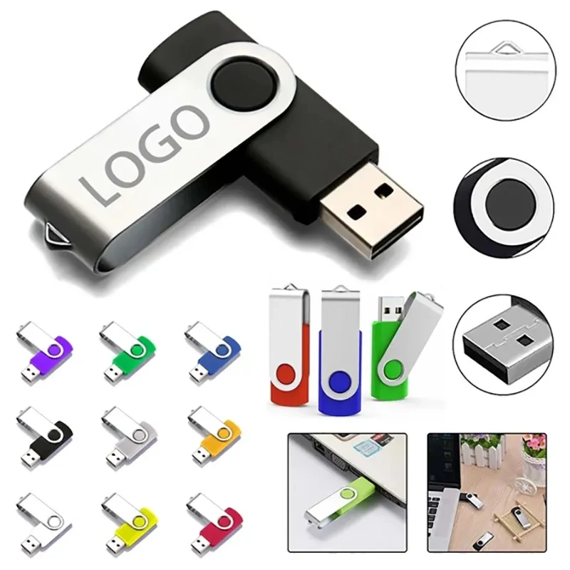 Custom Swivel USB Flash Drive 1