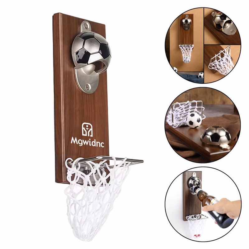 Soccer Fridge Magnet Bottle Opener