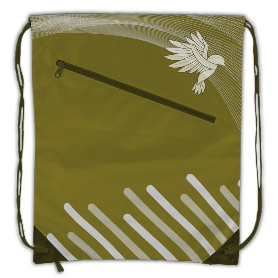 RPET Full Sublimation Slant-Zip Drawstring Bag 1