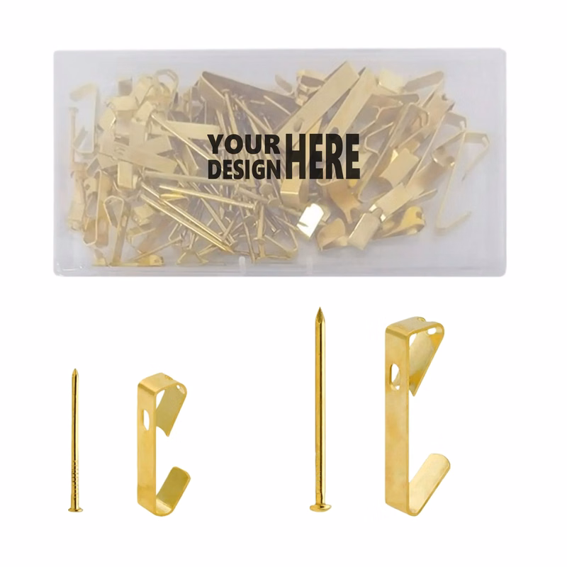 100-Pack Adhesive Wall Hooks