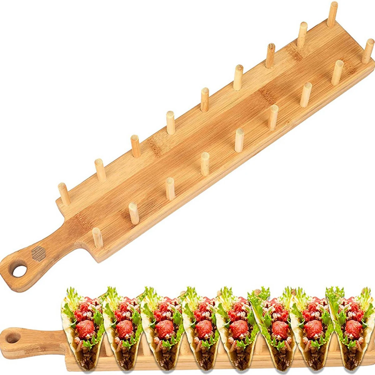 Bamboo Burrito Stand 1
