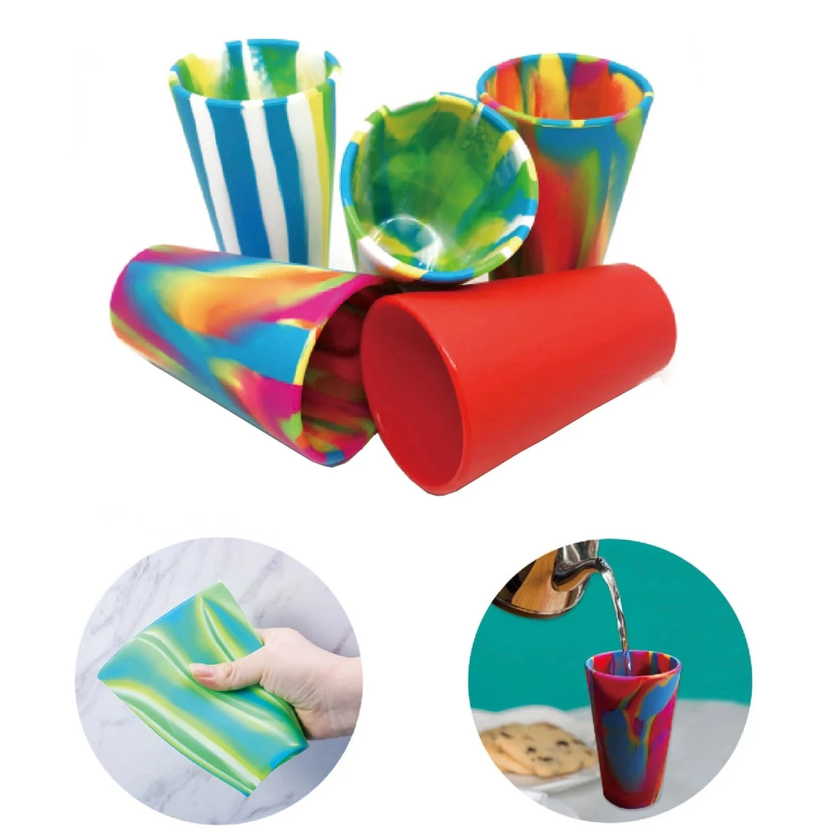 16 Oz Silicone Pint Glass 1