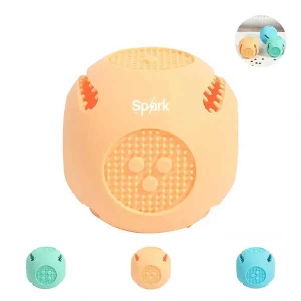Custom Silicone Dental Chew Dog Toy with Spiked Nubs — Pet Health Interactive Toy 1