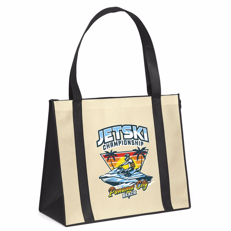 Del Mar - Zipper-Close Tote - ColorVista