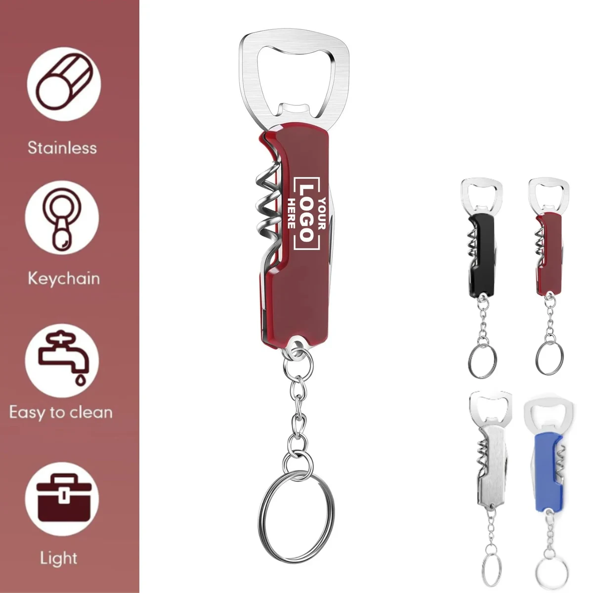 Stainless Steel Multi-function Corkscrew 1