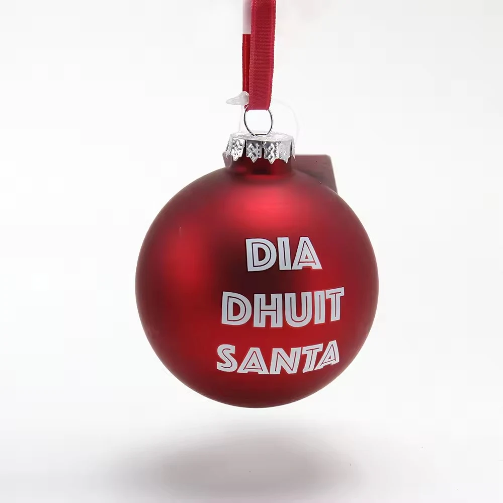 Glass Christmas Ball 1