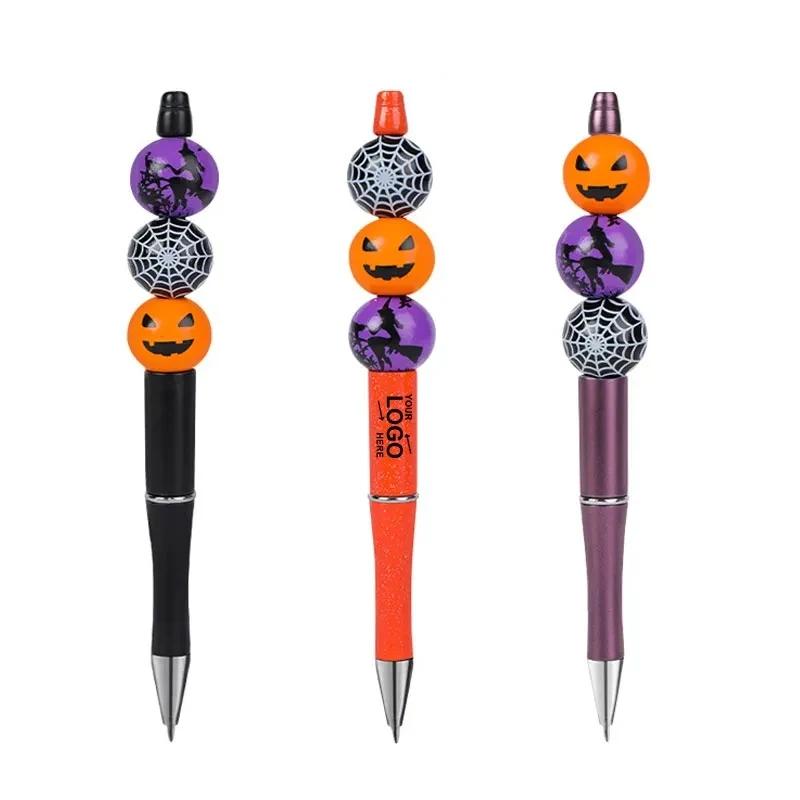 Decorative Halloween Bead Writing Ballpoint Pen 1