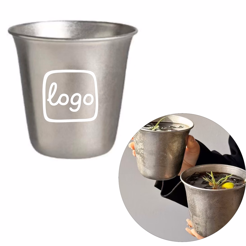 12 OZ Stainless Steel Cup Vintage Matte