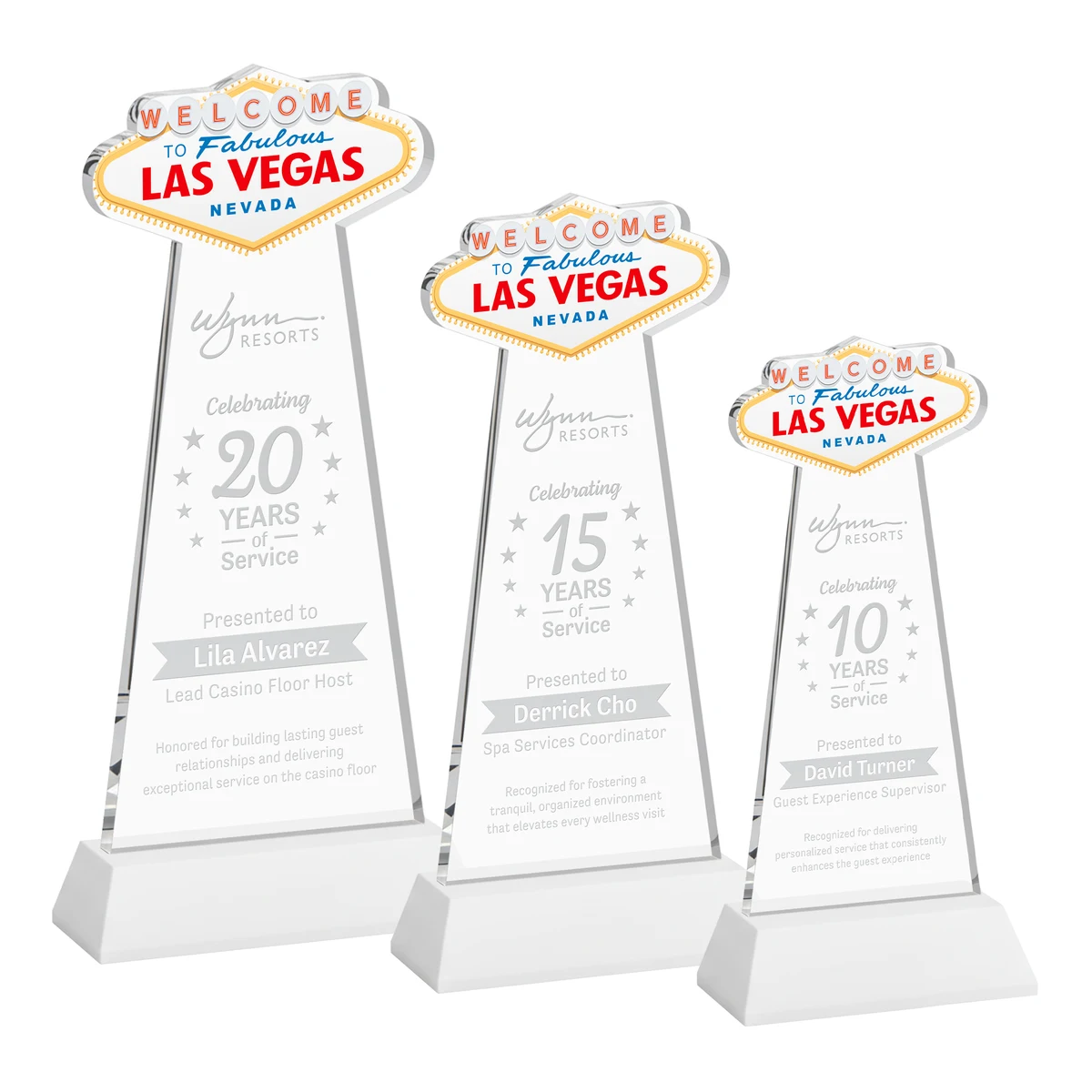 Las Vegas Award on Hartford Base - White 1