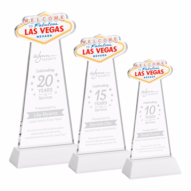 Las Vegas Award on Hartford Base - White