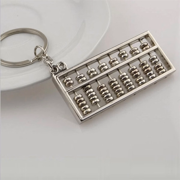 Custom Metal Abacus Key Ring — Corporate Training & Brain Teaser Giveaway