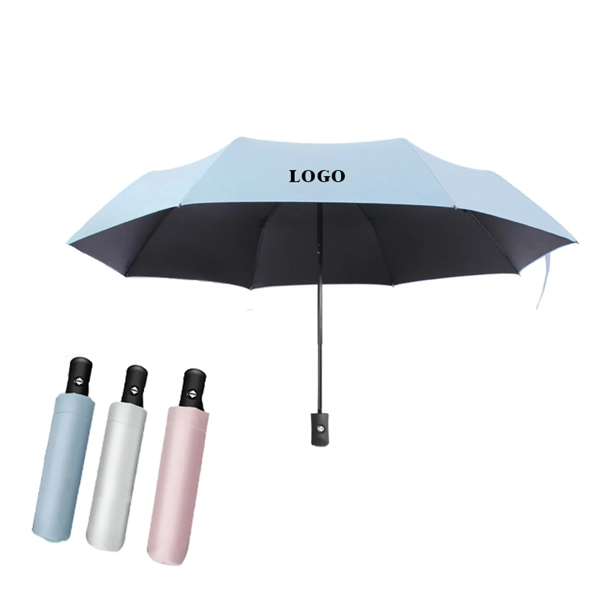 Dual-Use Folding Umbrella For Sunny And Rainy 1