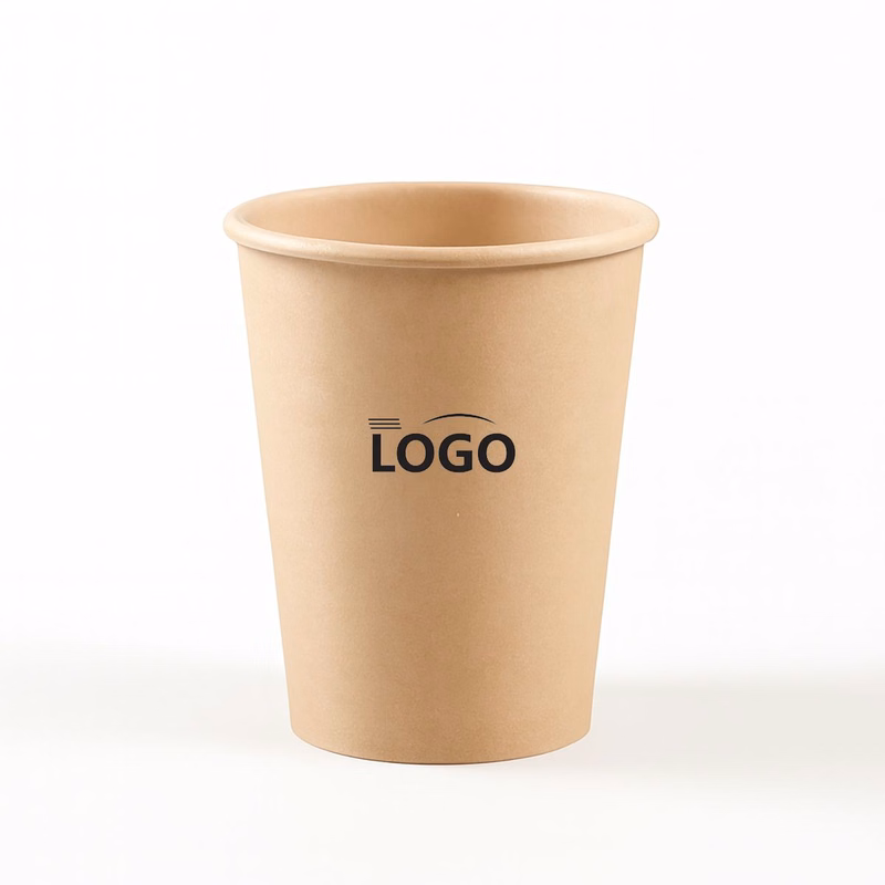 Custom Disposable Eco-friendly 9-oz Kraft Paper Cup