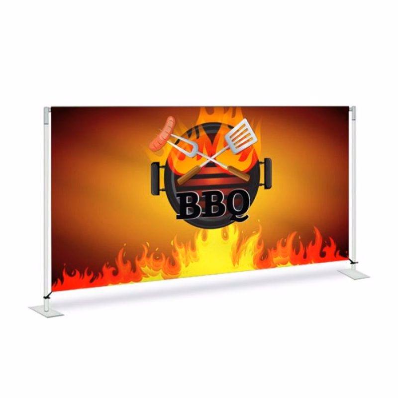 BBQ Pre Printed Fabric Barrier Brown 72" x 36" x 13.5