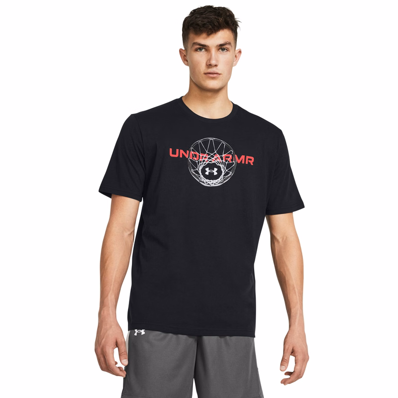 UA Basketball Net Wordmark Men's Short Sleeve