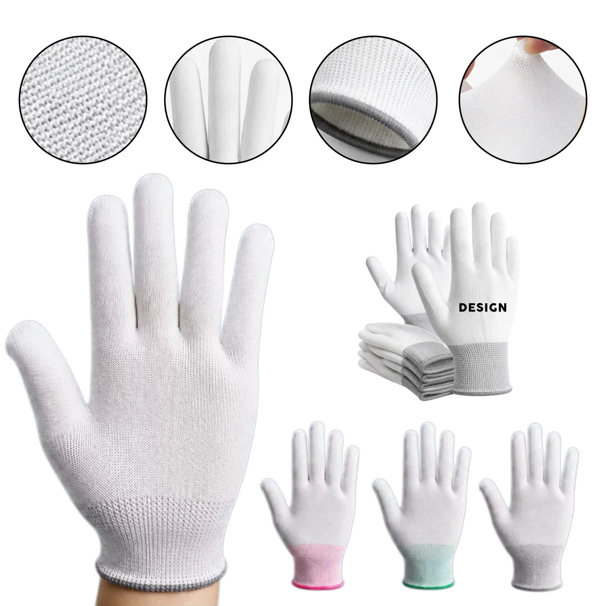 Safety Work Gloves PU Coated 1