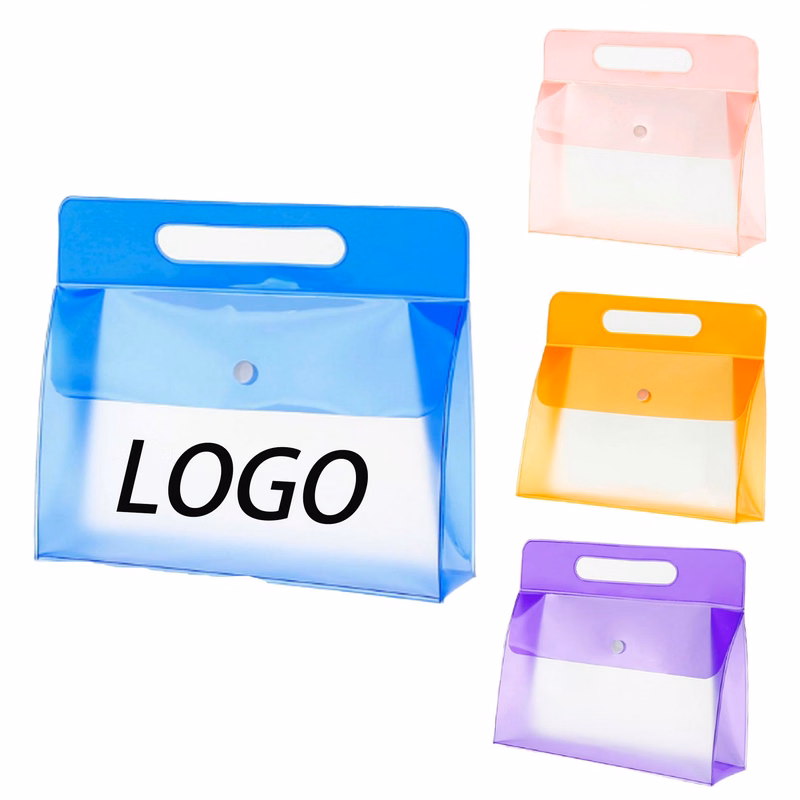 Transparent Tote Button Bag