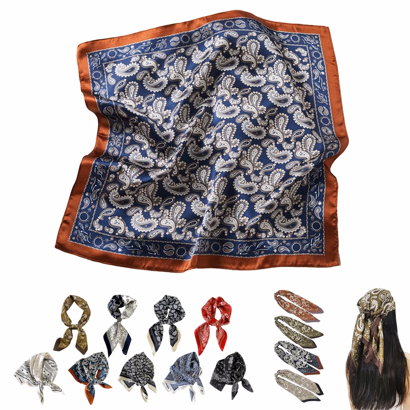 Square Satin Head Scarf