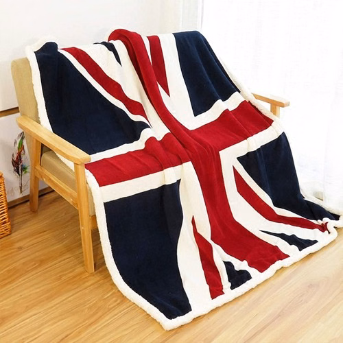 Full Sublimation Sherpa Throw Blanket - 60"x80"