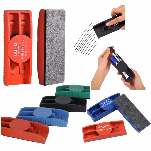 Custom Magnetic Whiteboard Eraser with Dry Erase — Office & Classroom Organizer