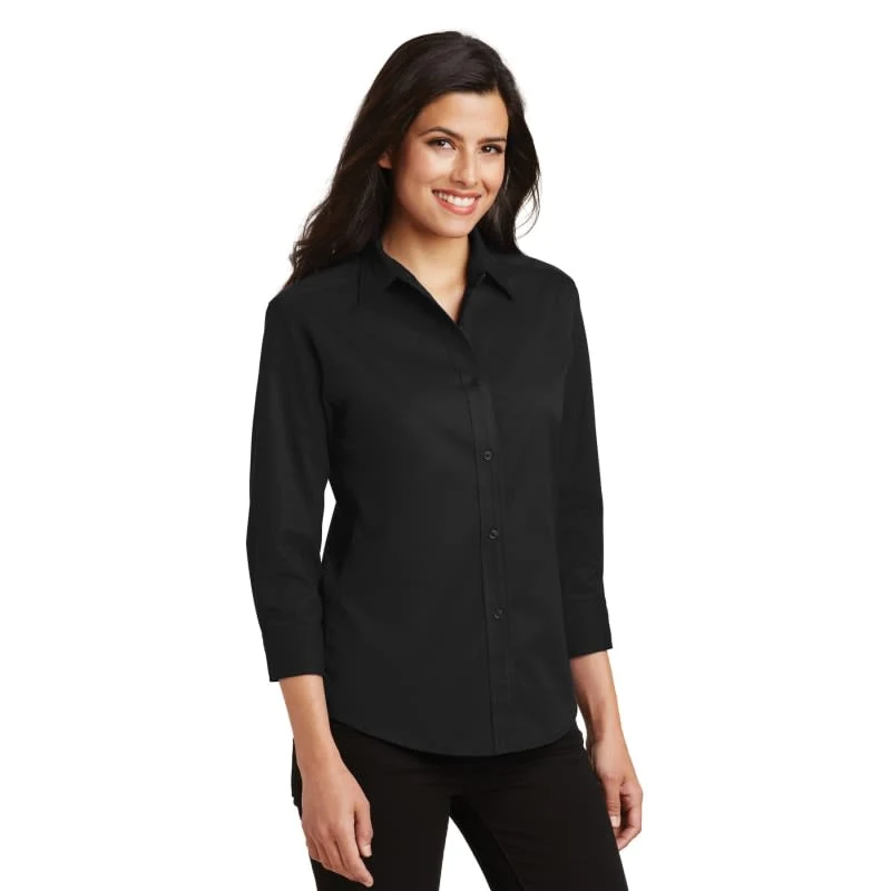 Port Authority Ladies 3/4-Sleeve Easy Care Shirt. 1
