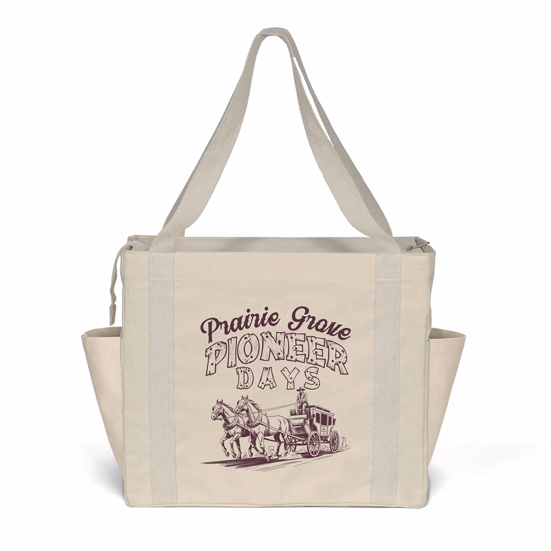Jeremy™ - Deluxe Canvas Zipper Tote - Screen Print