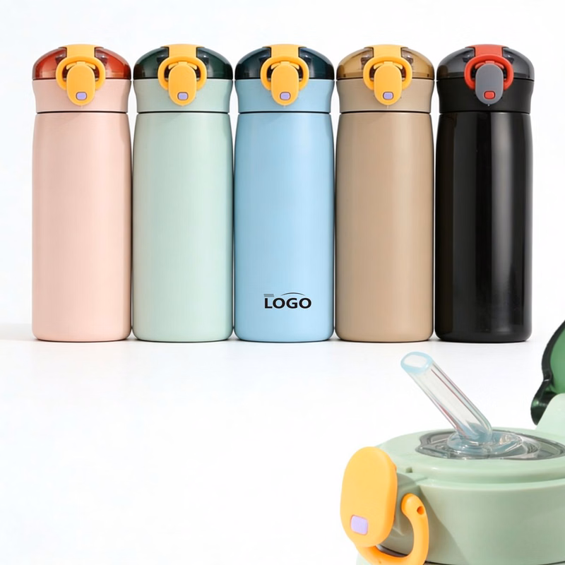 16oz Straw Vacuum Flask