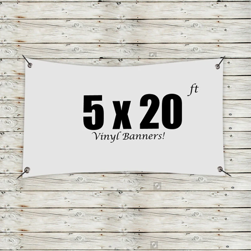 Custom 5' x 20' Vinyl Banners 1