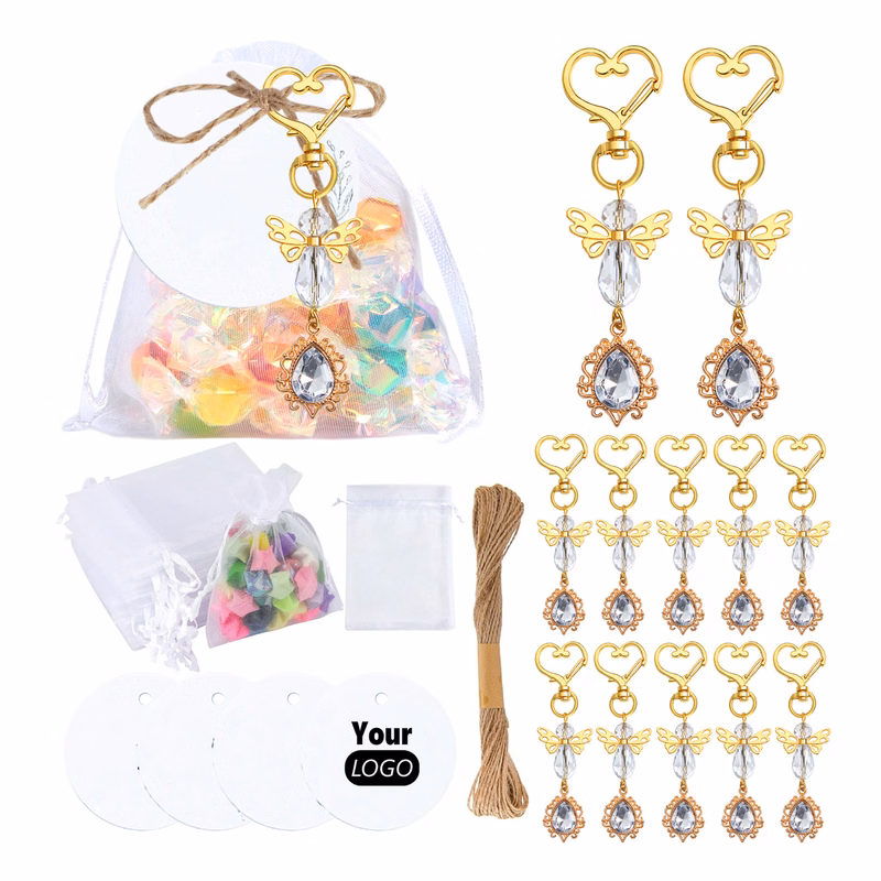 Angel Keychain Gift Set With Tags And Bags