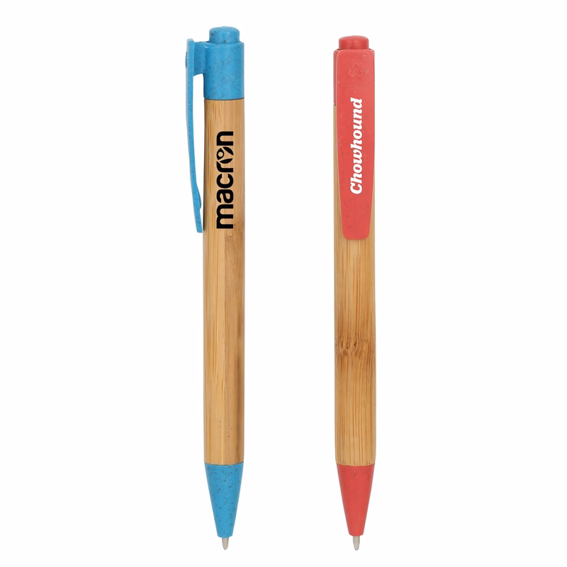 Bamboo Ballpoint+Wheat Straw Accent