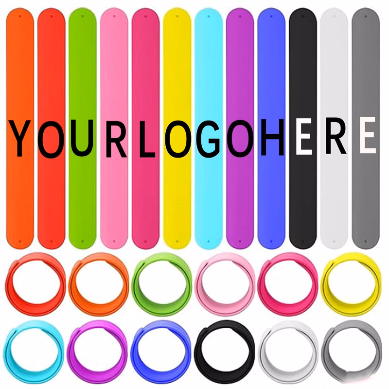 Silicone Slap Bracelets Custom Wristbands