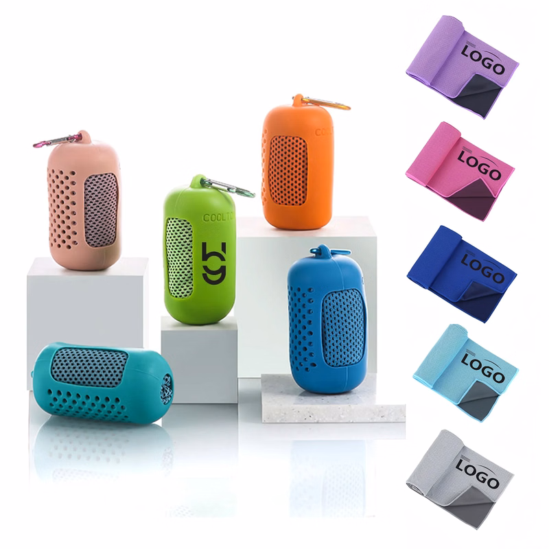 Sports Cooling Ice Towel Silicone Sleeve