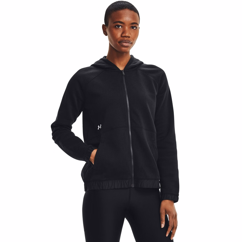 Women's UA Hustle Fleece Full Zip Hoodie