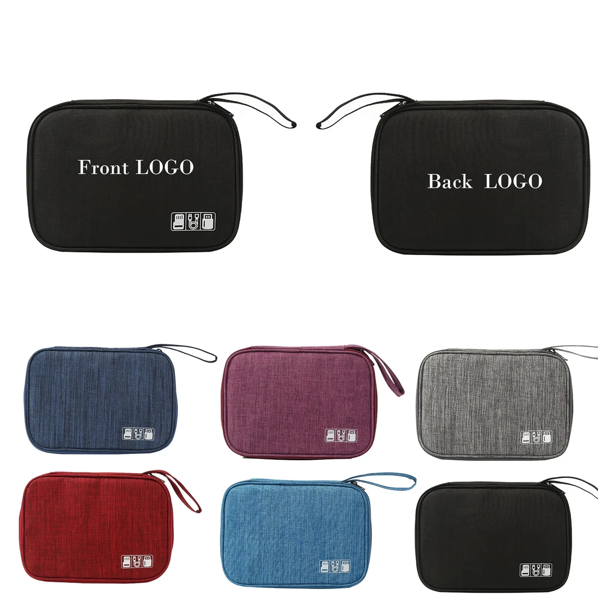Portable Makeup Tools Data Cable Storage Bag 1