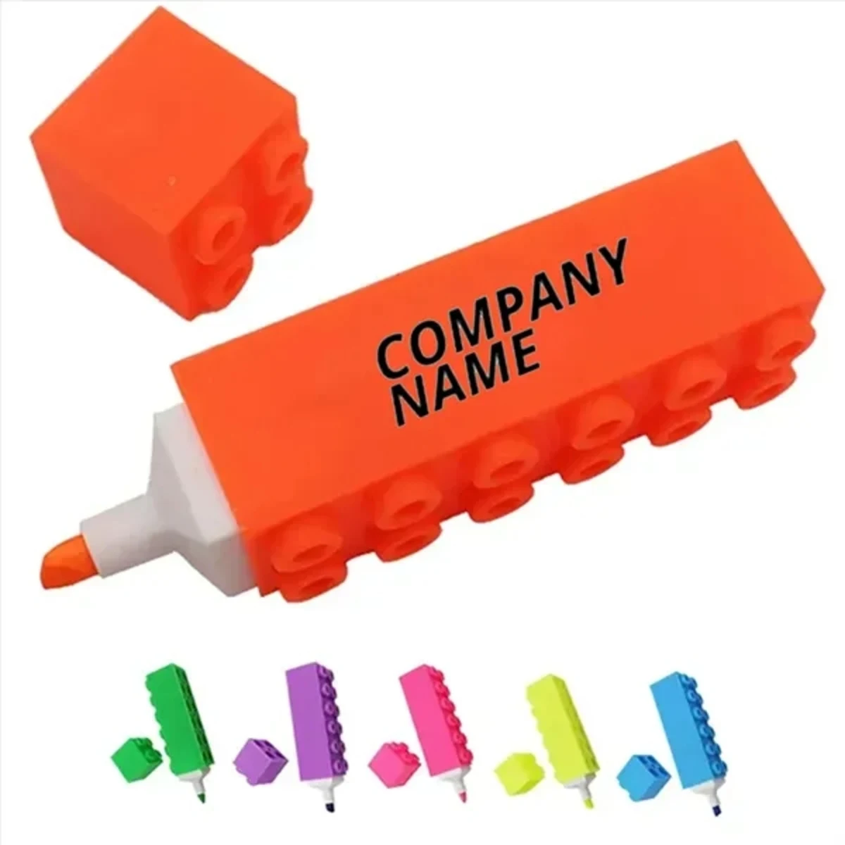 Building Block Style Fluorescent Highlighters 1