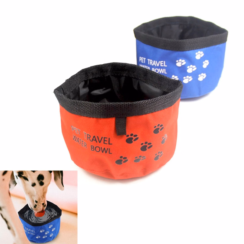 Waterproof Oxford Cloth Travel Dog Water Bowl
